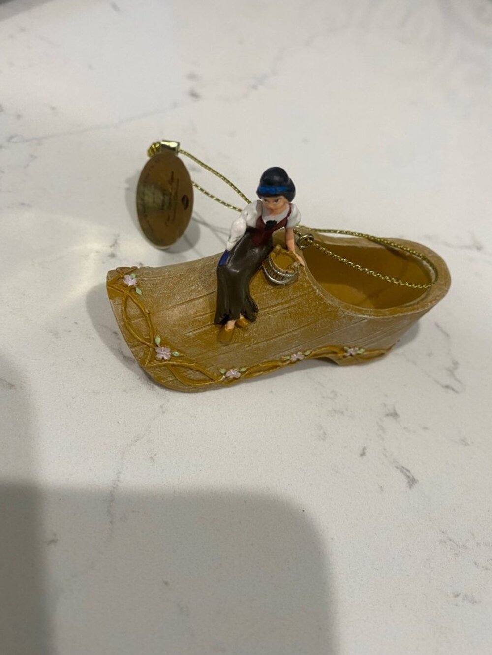 NWT Bradford Exchange Once Upon a Slipper Disney Shoe Ornament Snow White Faires